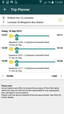 Arriva Bus android App screenshot 1